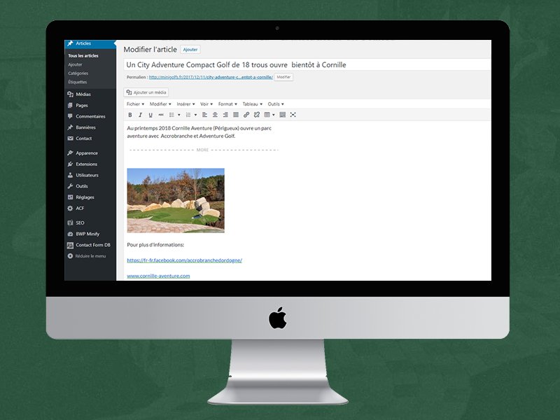 Administration d'un site WordPress