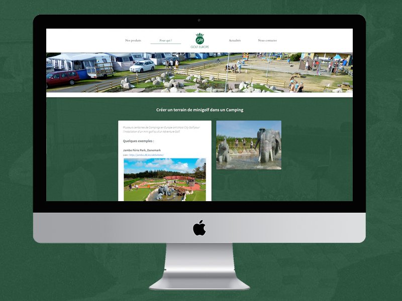 Landing page pour référencement